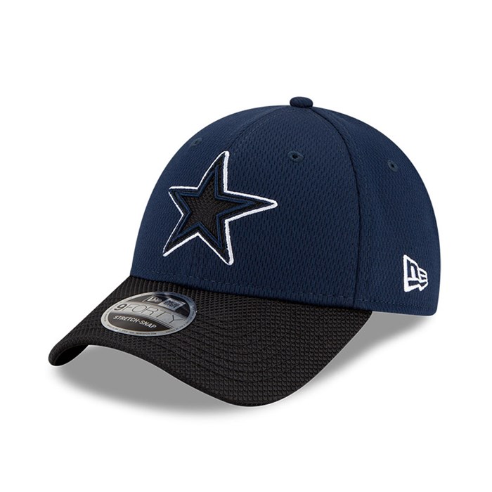 Dallas Cowboys NFL Sideline Road 9FORTY Stretch Snap Lippis Sininen - New Era Lippikset Suomi FI-320918